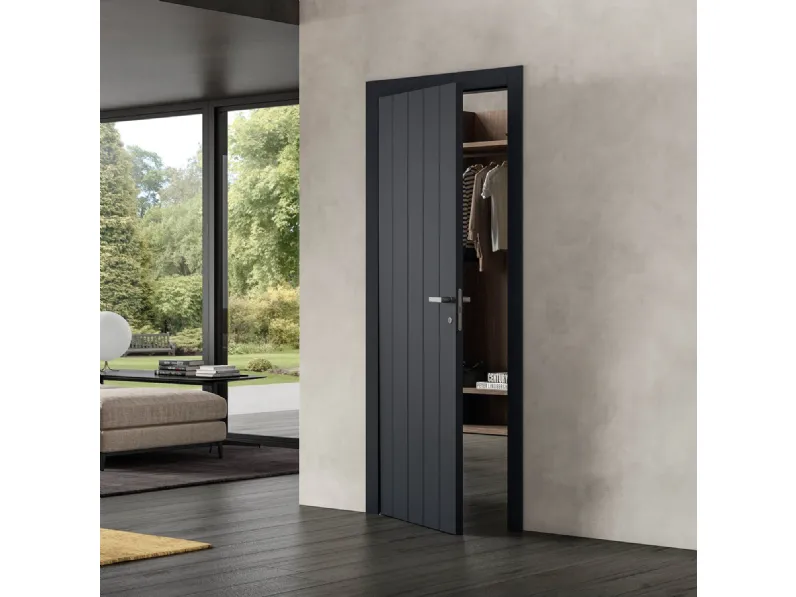 Porta per interni battente Fila in legno laccato di DoorArreda