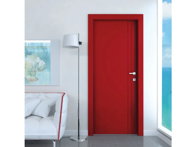 Porta per interni battente Fila in legno laccato di DoorArreda