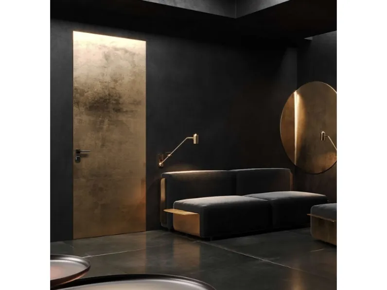 Porta per interni Filomuro Biwall 60 Surface Ottone di BiHome