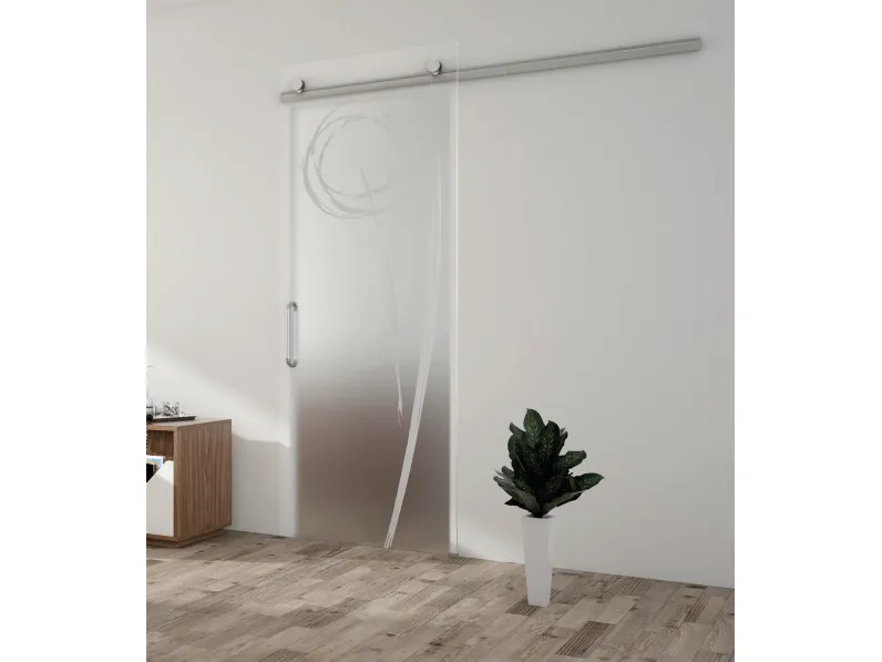 Porta interna scorrevole Fiore di Visioni