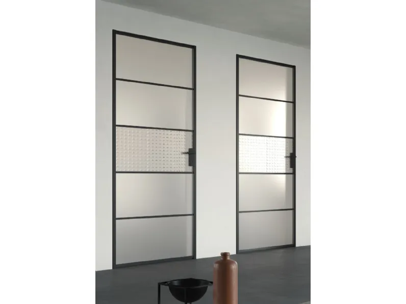 Porta per interni battente a filo muro Factory T5 di Foa