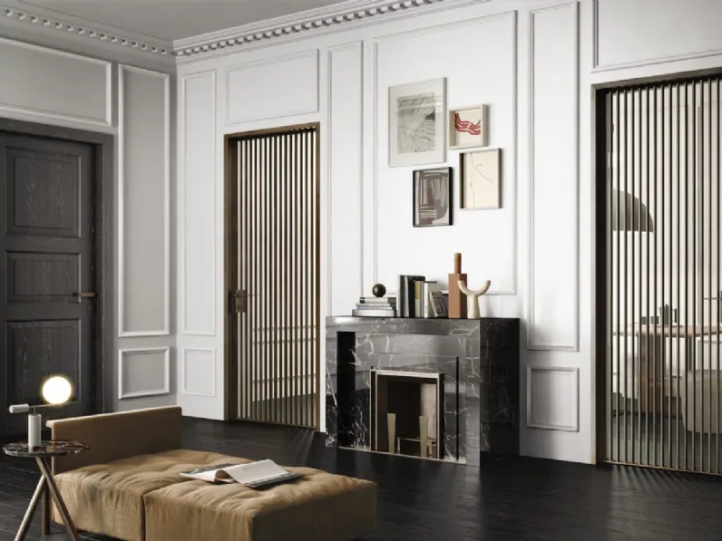 Porta per interni G-Like decorata con Filetti di Garofoli