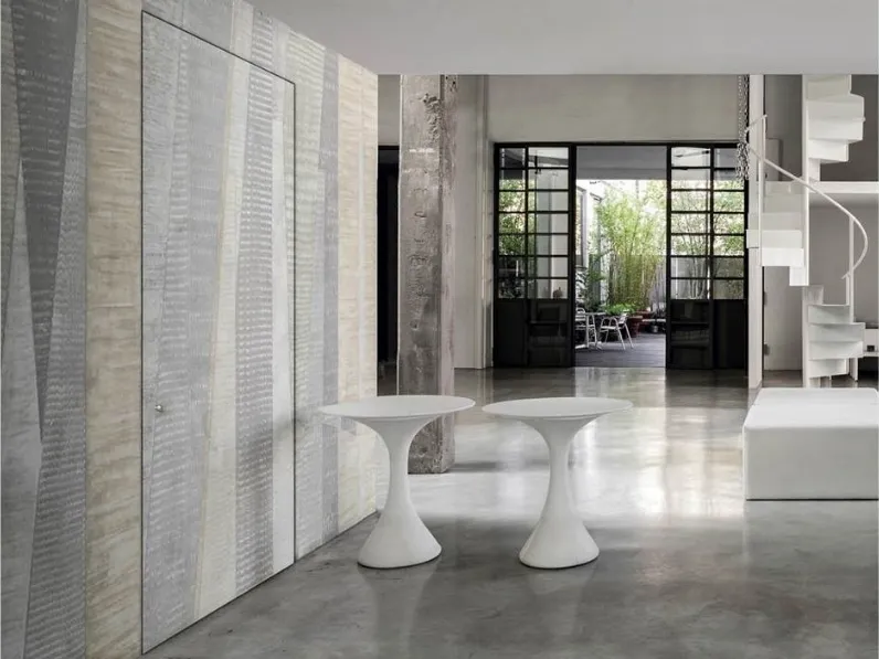 Porta per interni battente Gea Filo muro di Doal