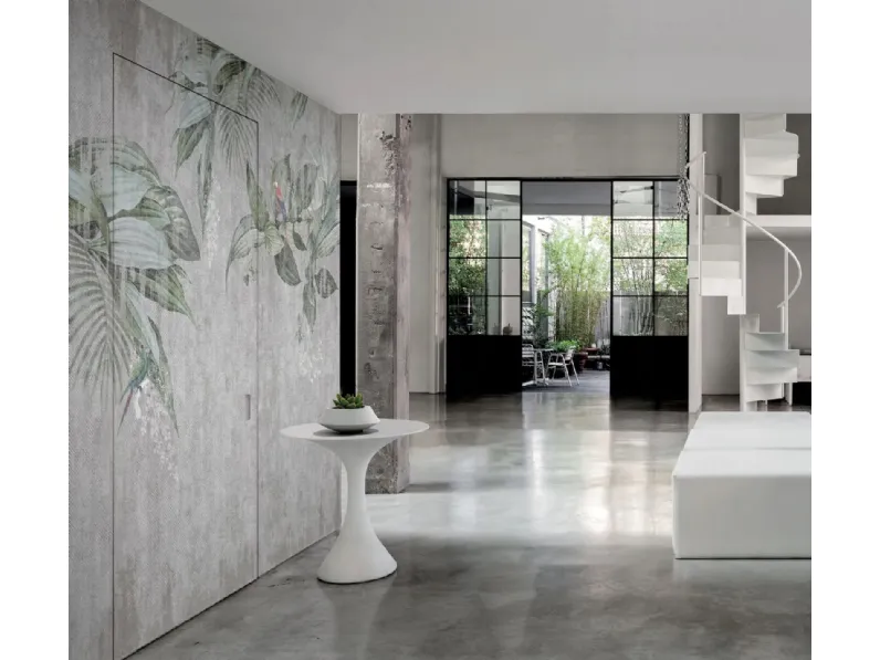 Porta per interni battente Gea Filo muro di Doal