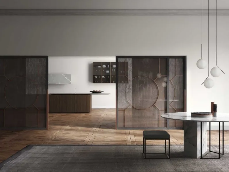 Porta per interni Genesis in vetro e legno di Boscavenezia