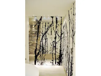 La porta battente interna Glass di Staino & Staino