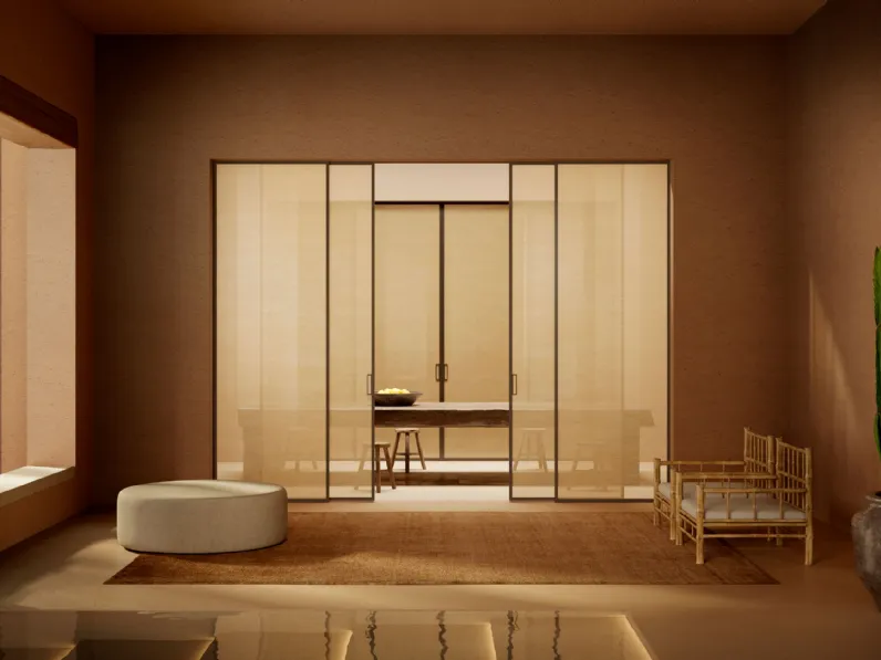 Porta per interni Glass Bellagio Scorrevole di Viva