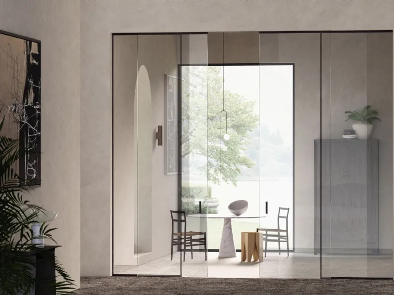 Porta per interni Glass Cernobbio di Viva
