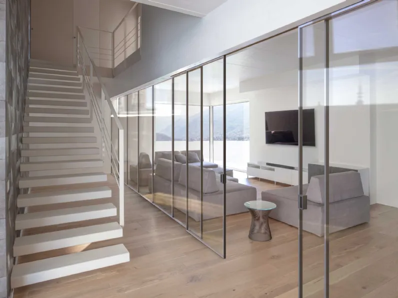 Porta per interni Glass Como Scorrevole di Viva