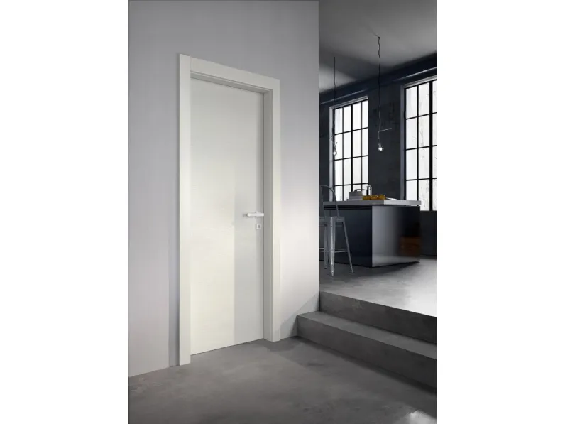 Porta per interni Grain Quercia Bianco di Garofoli