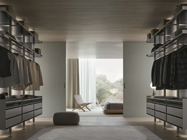 Porta per interni Graphis Plus in laccato opaco di Rimadesio