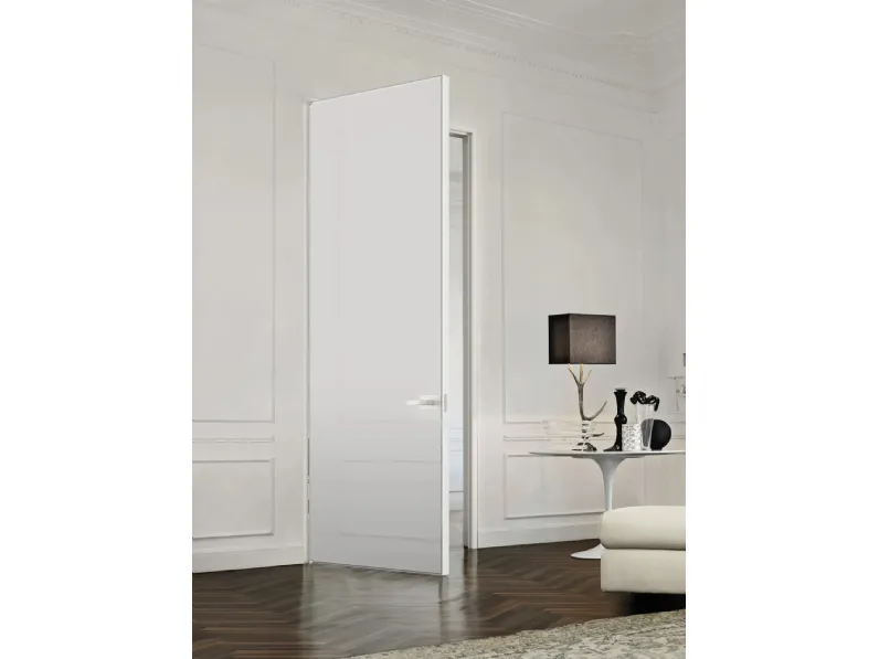 Porta per interni in vetro con telaio in alluminio Just Battente con Stipite di Doal