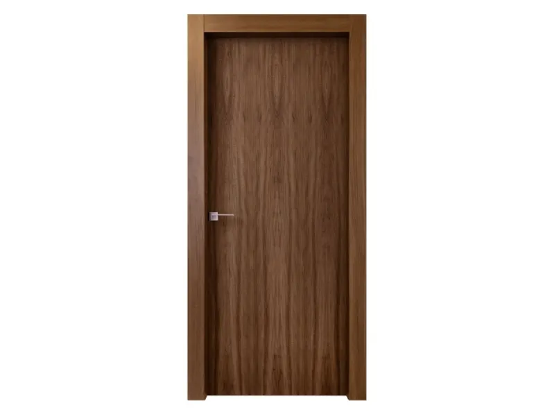 Porta per interni La Prima Pratica in Noce Canaletto naturale di Ideal Door