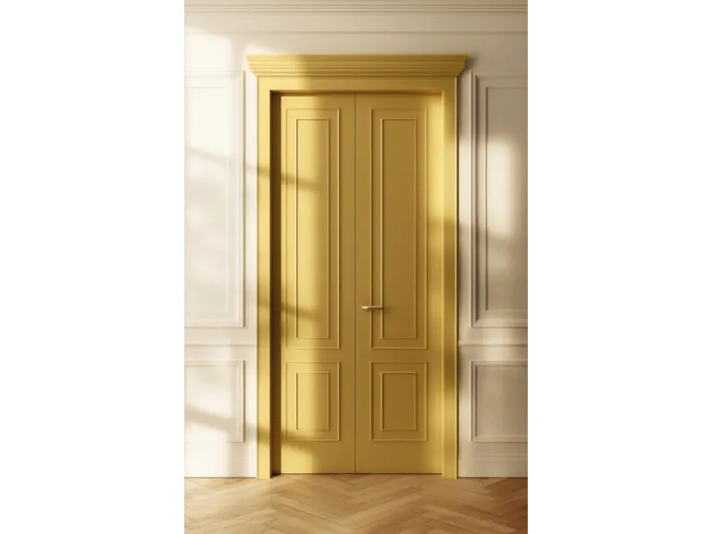 Porta per interni Le Classiche mod Gilda laccata Mustard di Effebiquattro