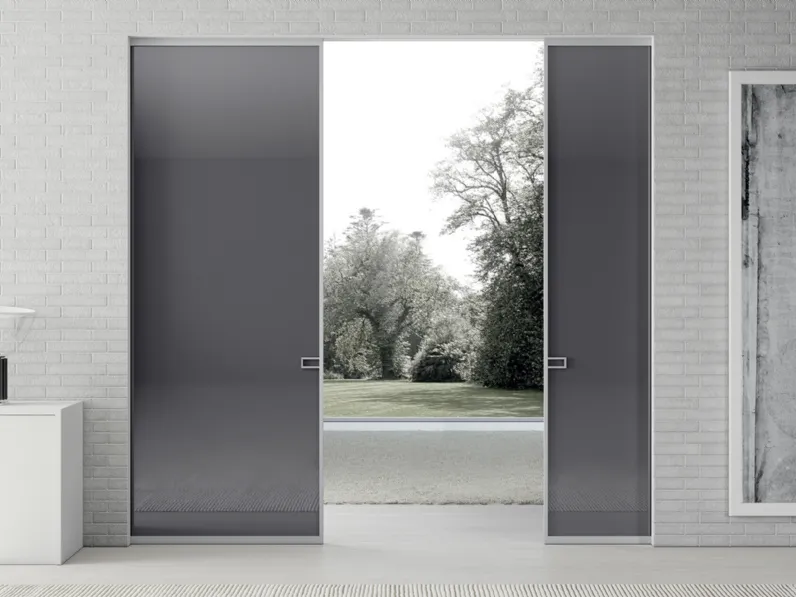 Porta per interni scorrevole Less di Movi