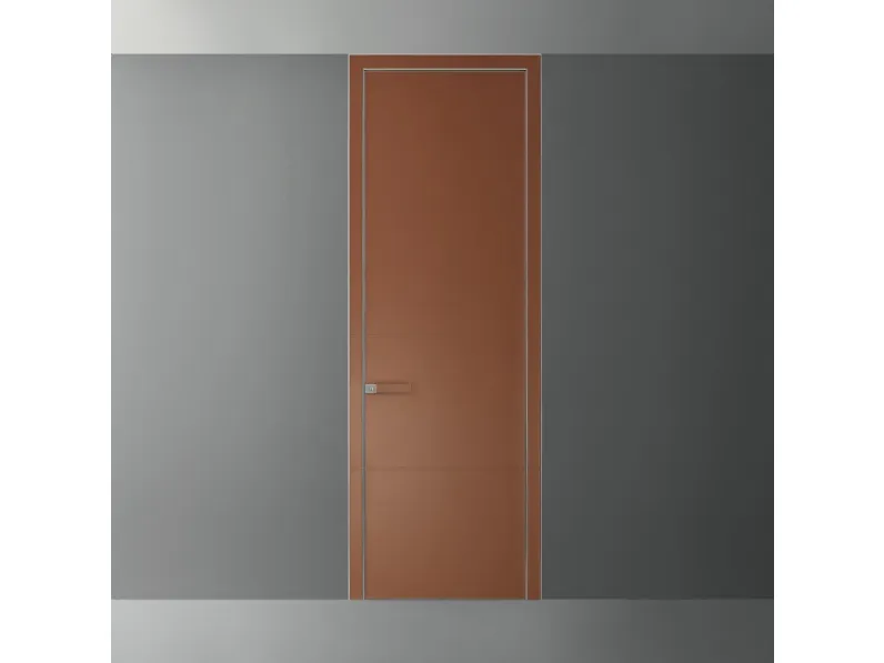 Porta per interni Luxor in cuoio di Rimadesio