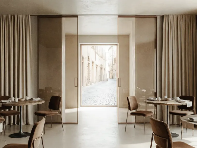 Porta per interni Manhattan Scorrevole 03 di Henry Glass