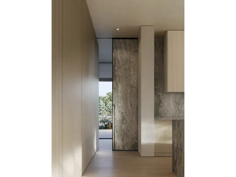 Porta per interni Manhattan Up Scorrevole a scomparsa di Henry Glass