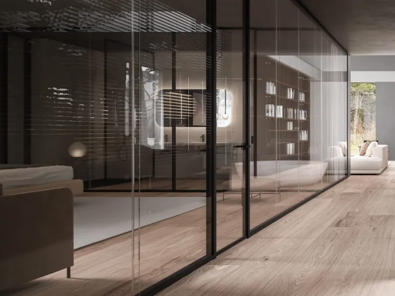 Porta per interni Mies doppio vetro Battente di ADL