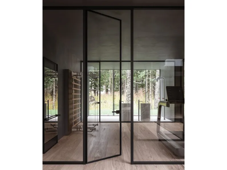 Porta per interni Mies doppio vetro Battente di ADL