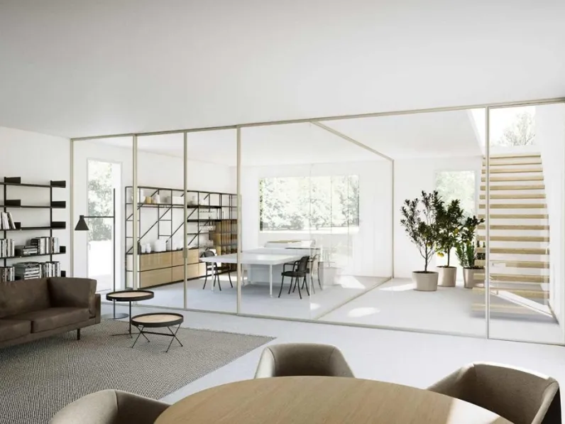 Porta per interni Mies singolo vetro Scorrevole di ADL