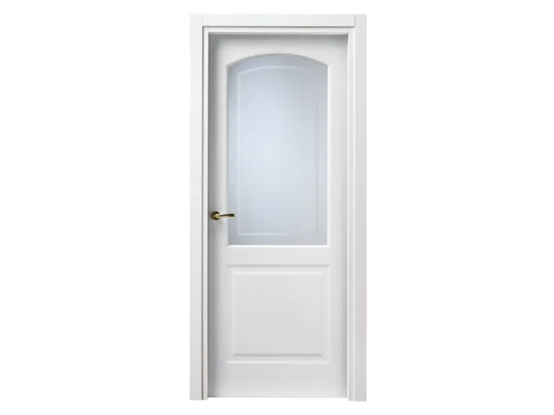 Porta per interni Pantografati Classici 6/A P in laccato con vetro satinato di Ideal Door