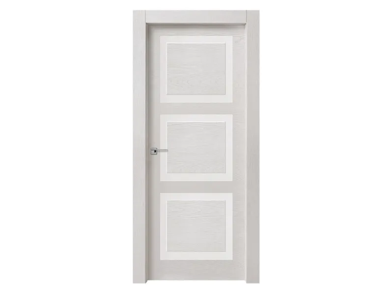 Porta per interni Pantografati Moderna 3/P F in Frassino laccato di Ideal Door