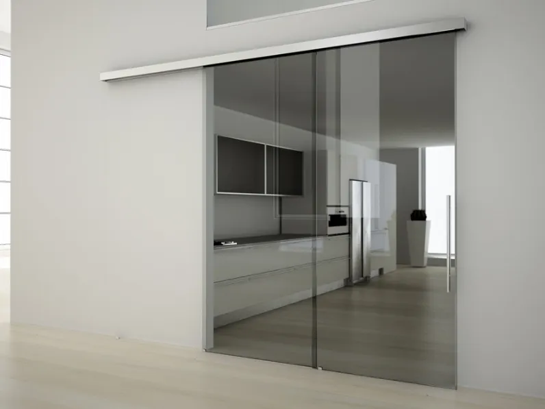 Parete divisoria in cristallo