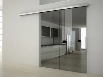 Parete divisoria in cristallo