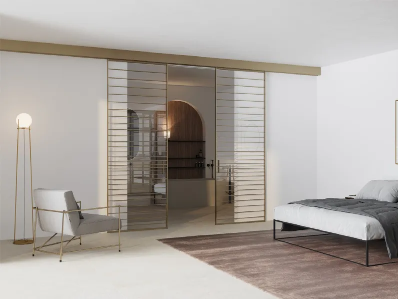 Porta per interni scorrevole Ri-Trait di Albed