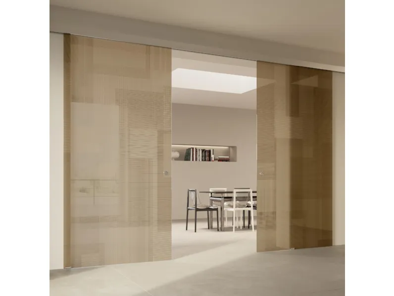 Porta per interni Scenario Visio Bit 03 Satinato di Ferrero Legno