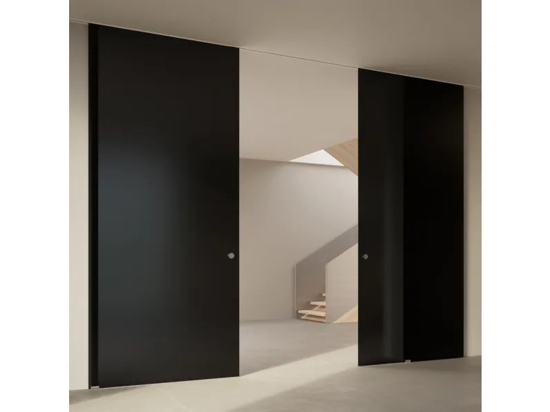 Porta per interni Scenario Visio Up Nero di Ferrero Legno