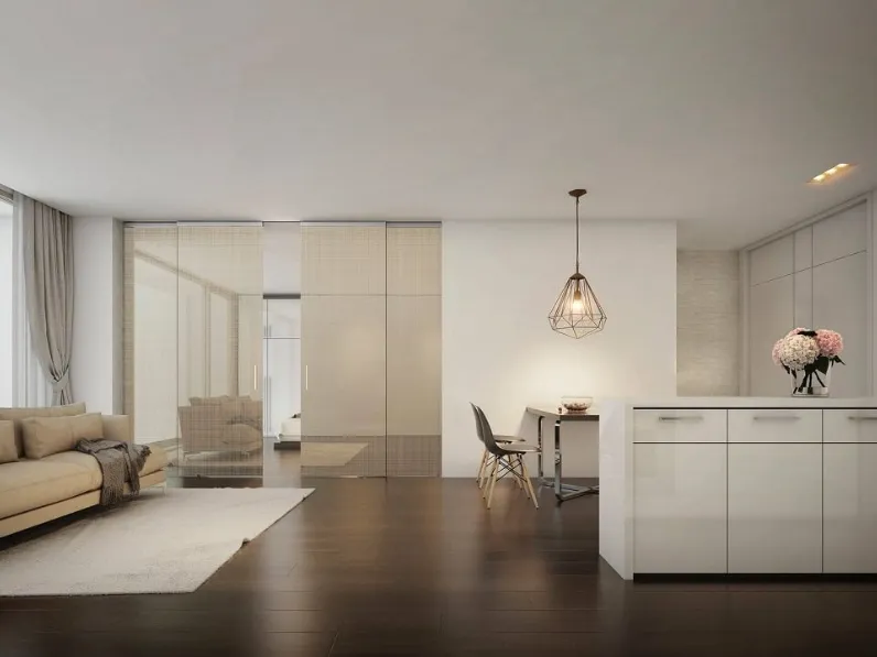 Porta per interni scorrevole Sinthesy Light Galles di Foa