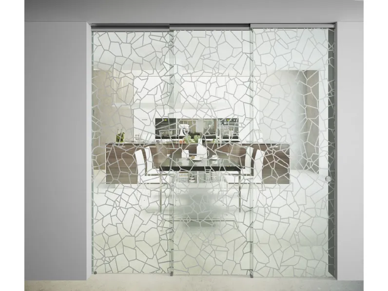 Porta per interni scorrevole Sinthesy Light Petra di Foa