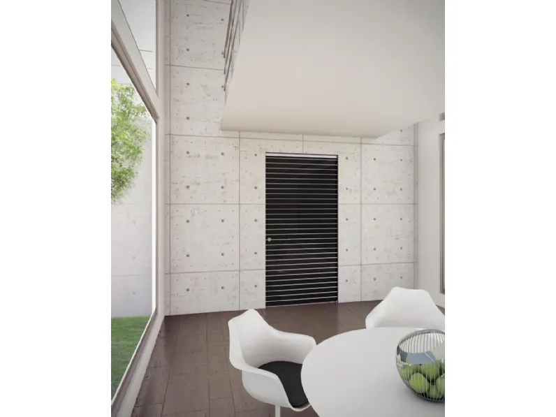 Porta per interni scorrevole Sinthesy Light Righe di Foa