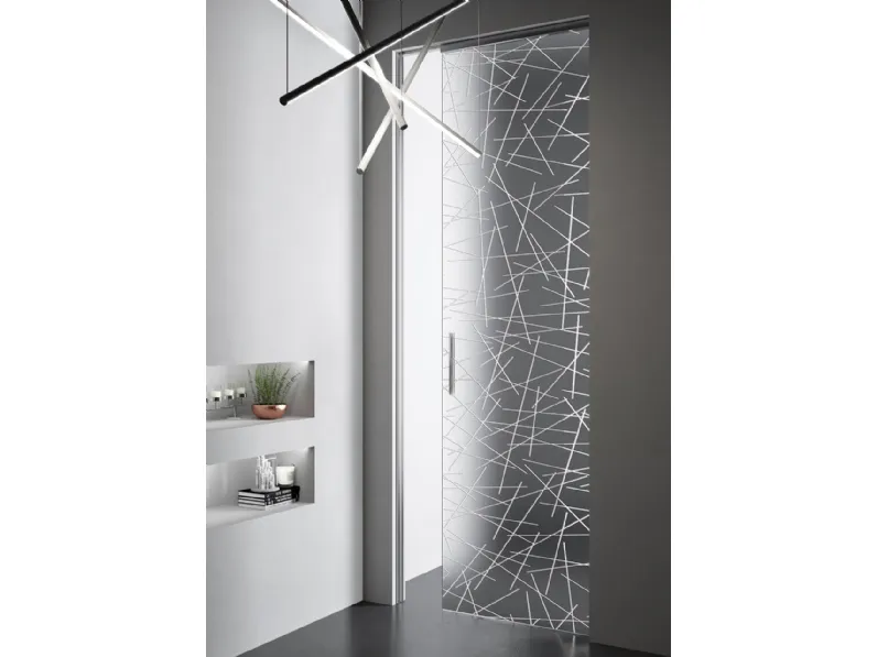 Porta per interni scorrevole Sinthesy Light Shangai di Foa