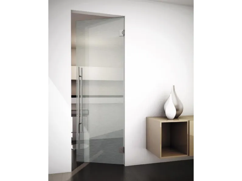 Porta per interni battente Sliver Flou Bianco di Foa