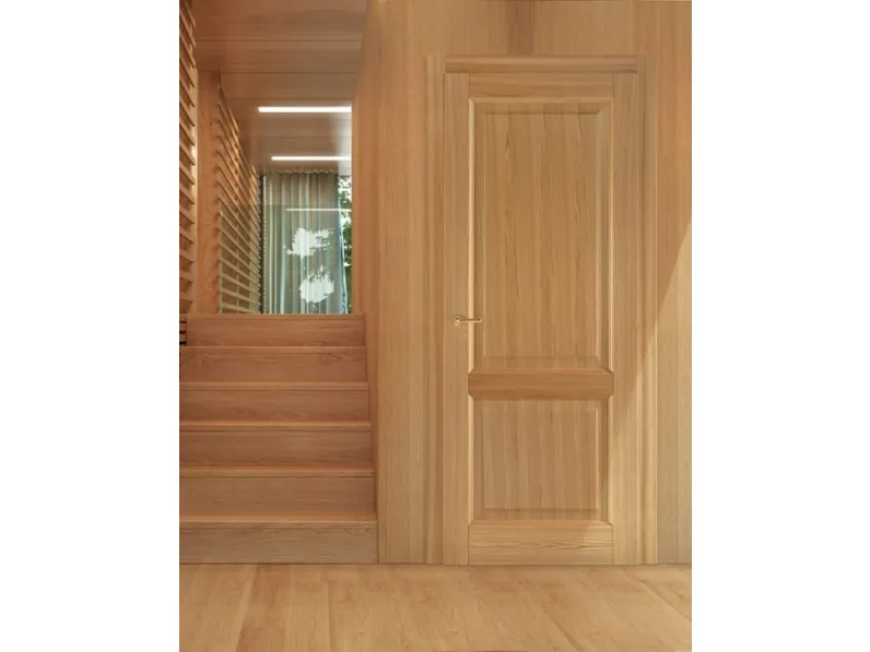 Porta per interni Stile Veneto 6/SV2 in legno di Abete finitura Miele di Ideal Door