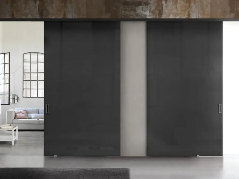 Porta per interni Tao Sospesa in Laccato di Doal