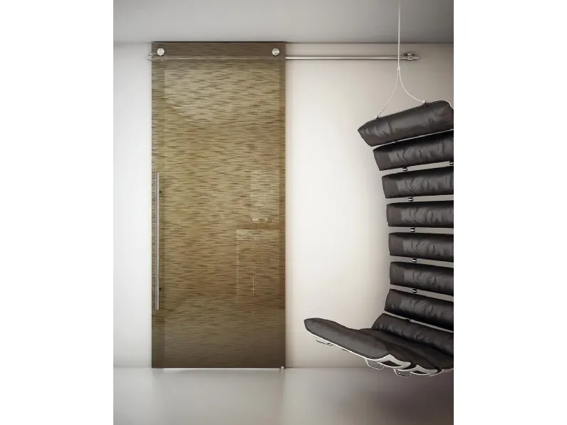 Porta per interni scorrevole Tekno Due Folk Terra di Foa