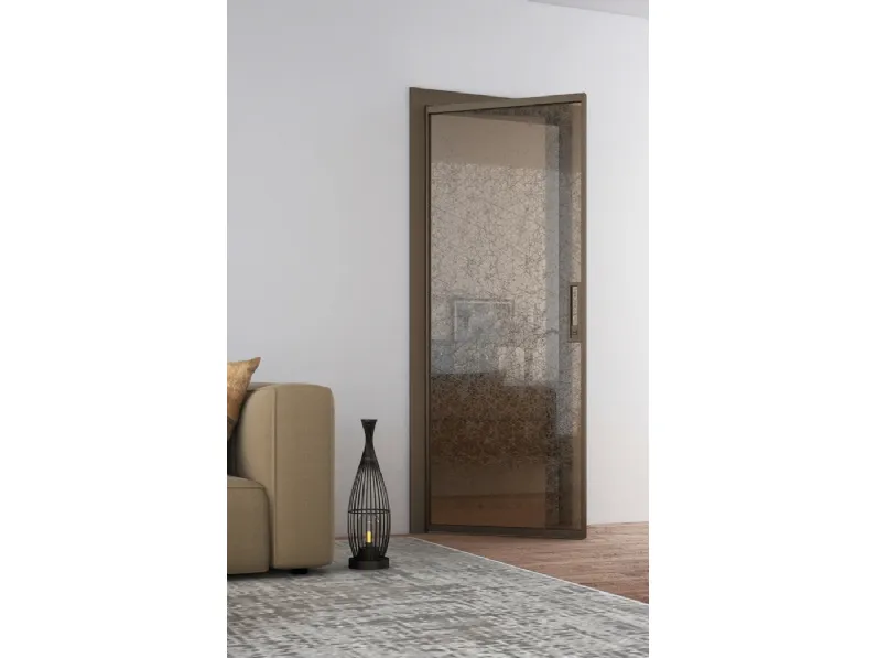 Porta interna Profili Vetro in Rilievo di Visioni
