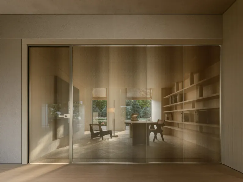 Porta per interni Vitra Battente con telaio di Henry Glass