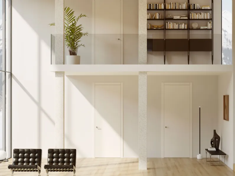 Porta per interni W|V2 con coprifili di Viva