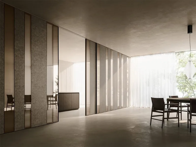 Porta per interni scorrevole Wall Code Mimetica di ADL