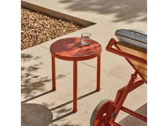 Tavolino Alcamo in alluminio verniciato Flexform