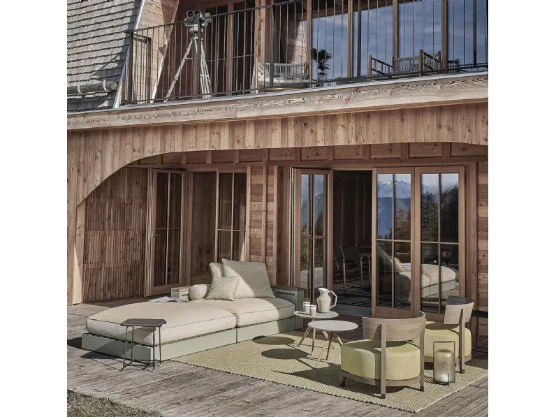 Pouf in corda di polipropilene intrecciata Any Day Outdoor di Flexform