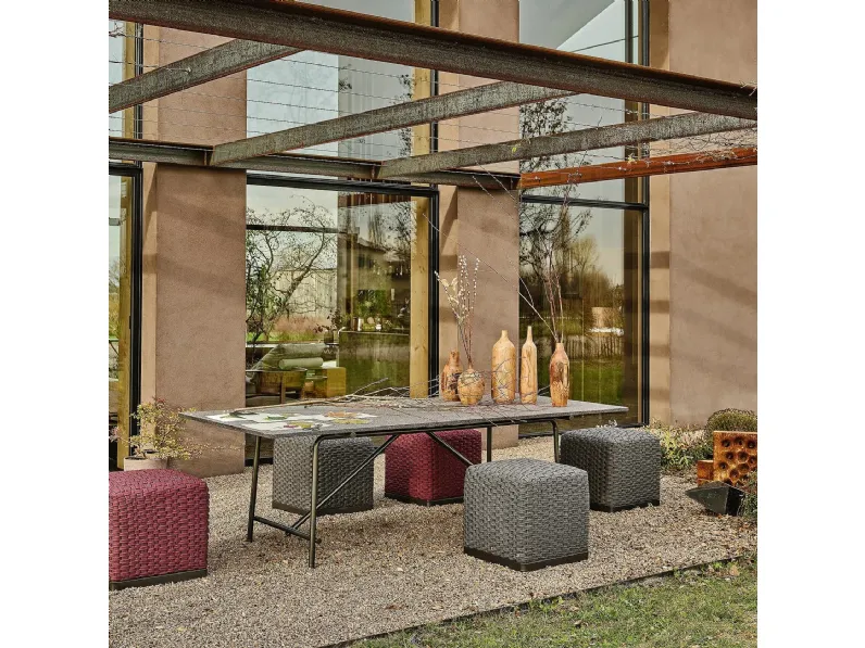 Tavolo in pietra Any Day Outdoor di Flexform