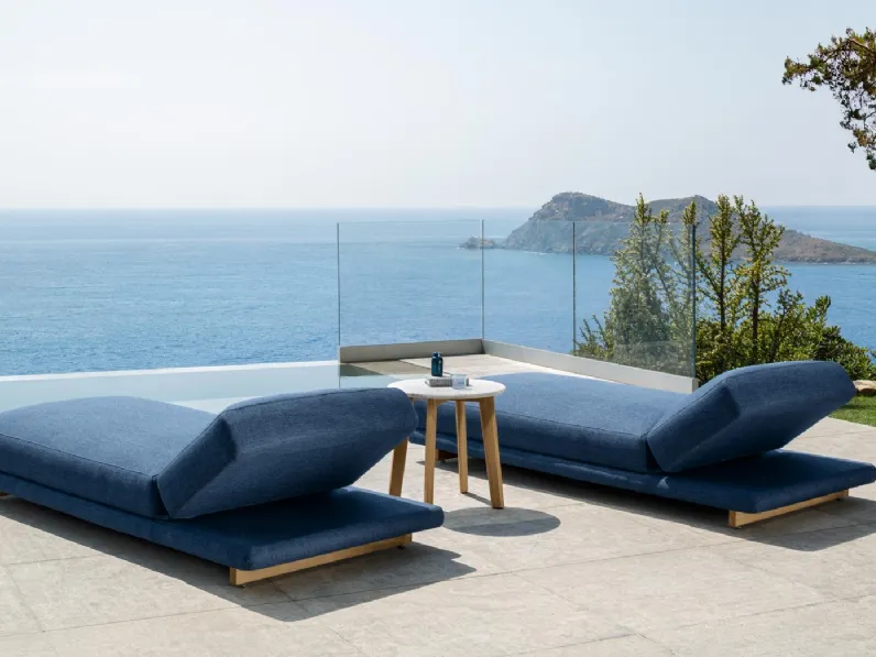 Lettino prendisole Argo Wood di Talenti