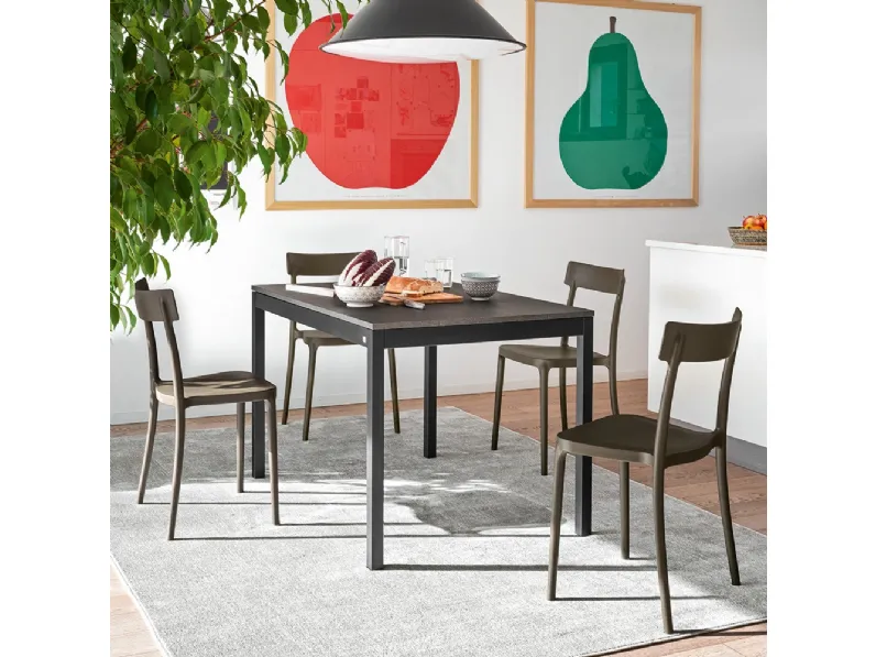 Sedia impilabile Argo di Connubia Outdoor