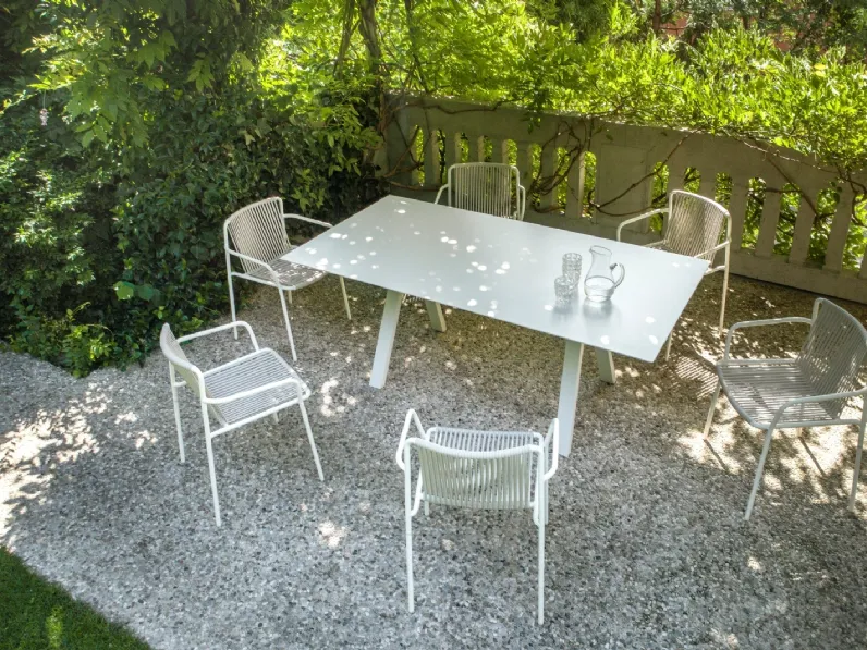 Tavolo da esterno in acciaio Arki Table di Pedrali